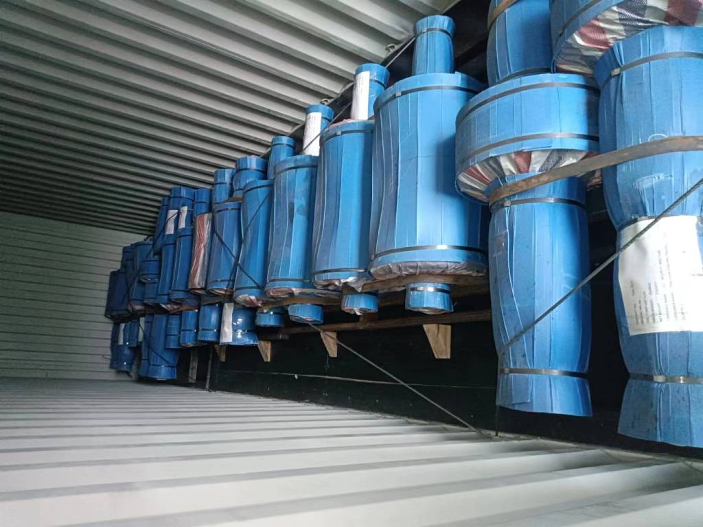 Embalaje de rodillos de hierro dúctil