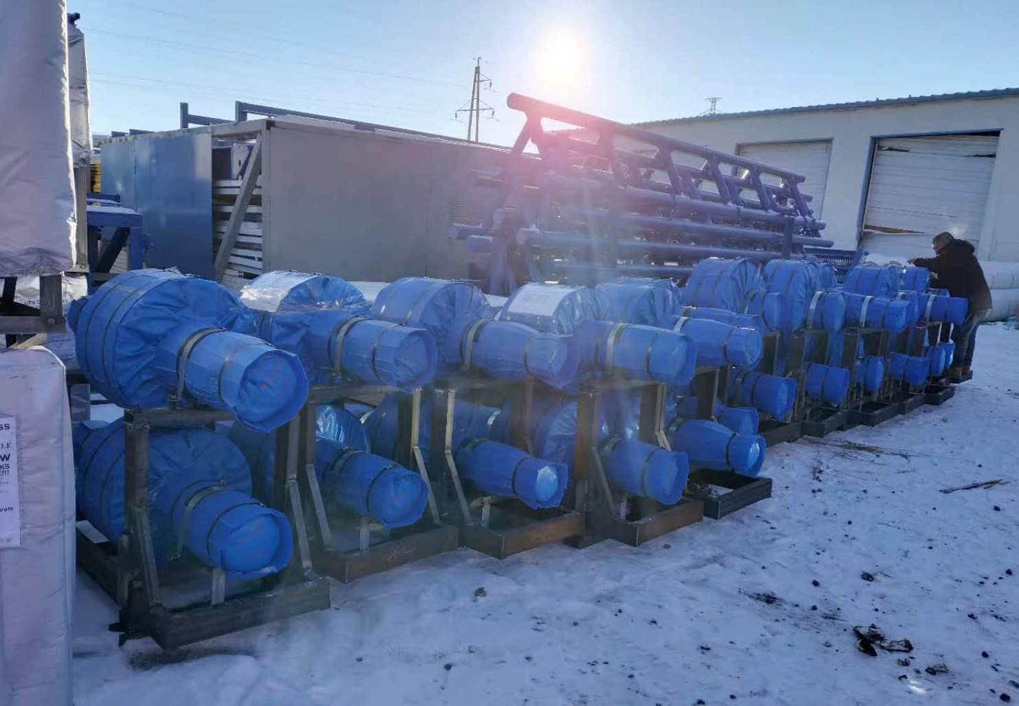 Rollos rodantes SGPⅡ enviados al patio de almacenamiento de Manzhouli