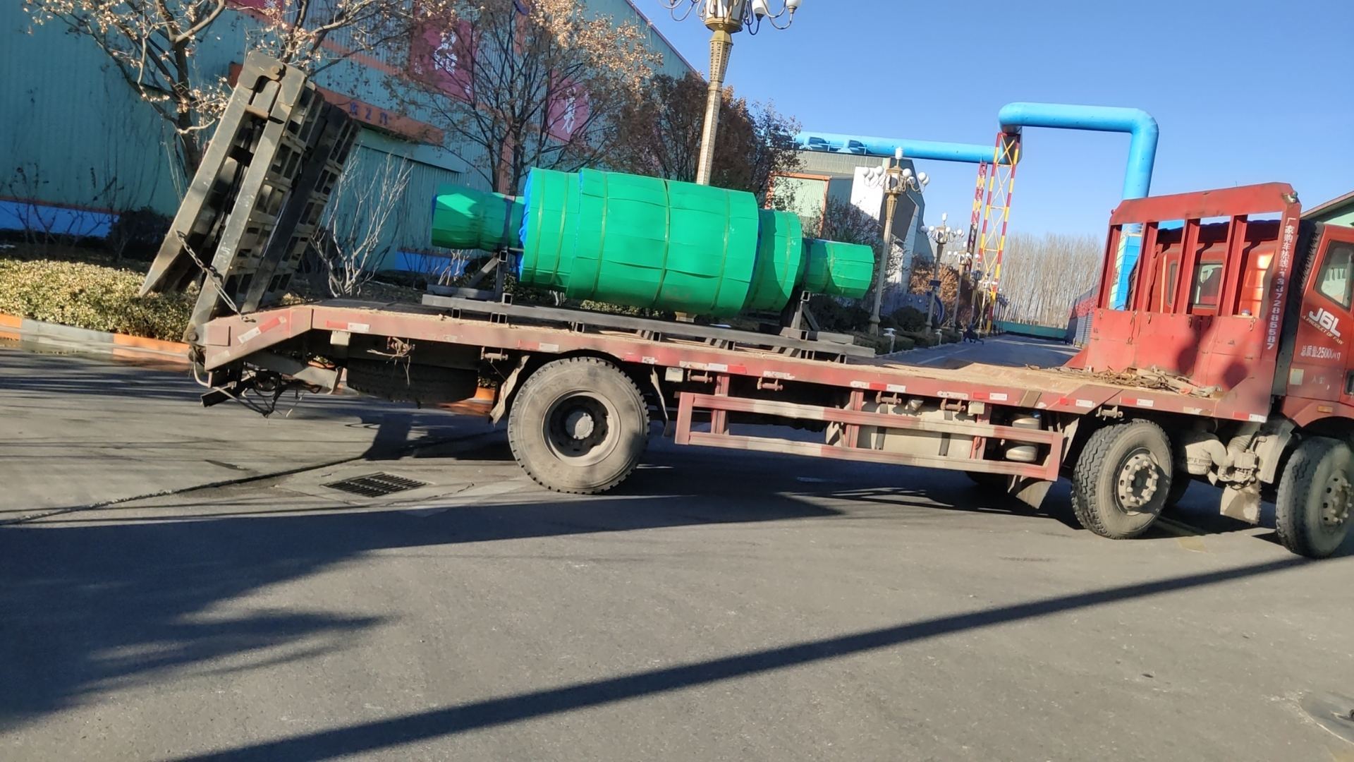 Producción de rollos de acería de fundición de grafito 1109 * 2300